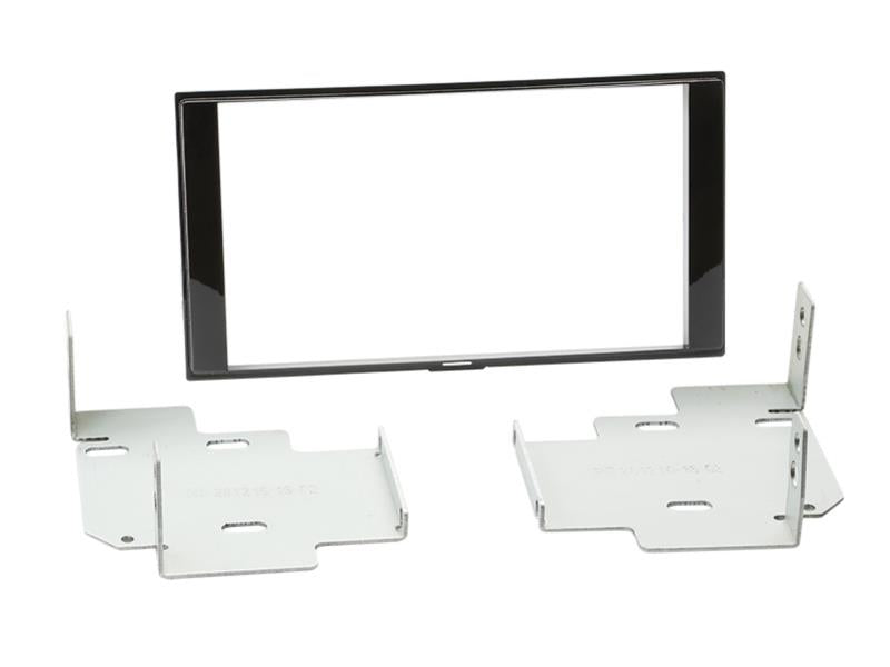 2-DIN Kehys Nissan (Piano Musta)
