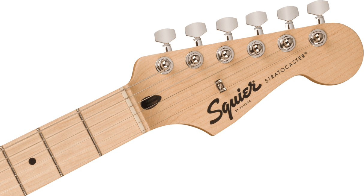 Fender Squier Sonic Stratocaster HSS -sähkökitara-aloituspaketti (Tahitian Coral)