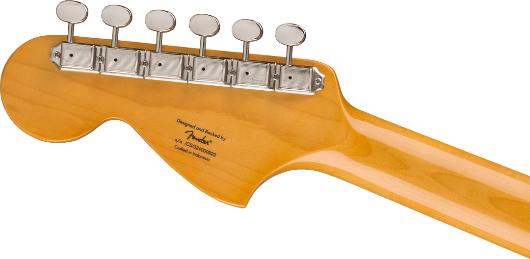 Fender Classic Vibe 70s Stratocaster HT HSS, laakeripuuotelauta, Black pleksi, Olympic White