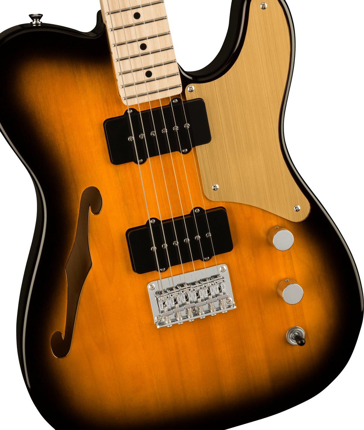 Fender Squier Paranormal Carbronita Telecaster Thinline sähkökitara (Sunburst)
