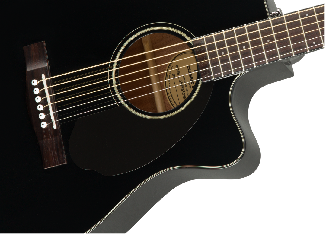 Fender CC-60SCE Concert Western Kitara (Sort)