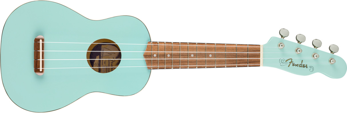 Fender Venetsian sopraano ukulele (Shell Pink)