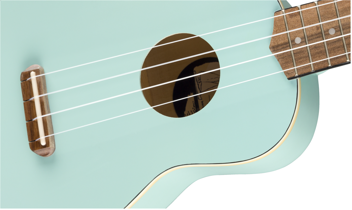 Fender Venetsian sopraano ukulele (Shell Pink)