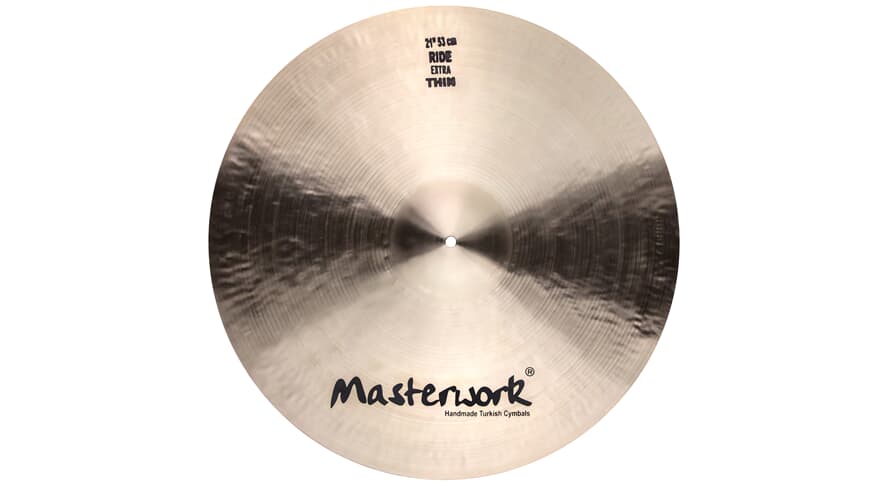 Masterwork custom 21" Ride-symbaalit Extra Thin