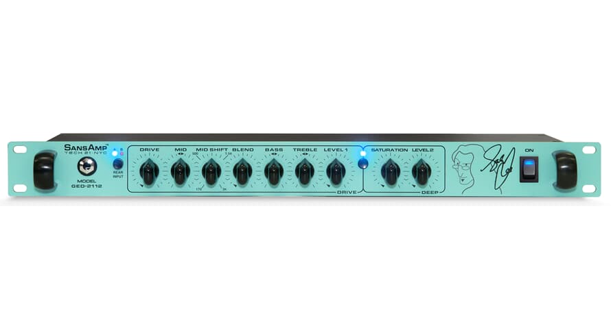 Tech 21 SansAmp GED-2112 rack-esivahvistin, Geddy Lee
