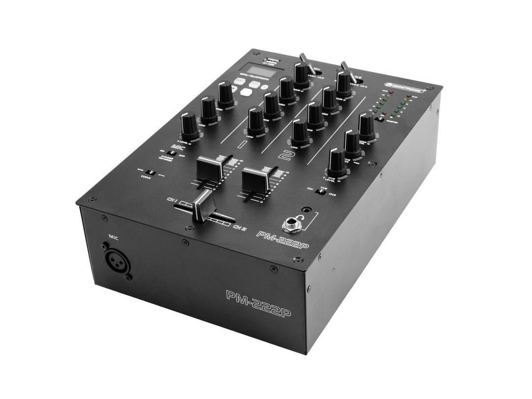 OMNITRONIC PM-222P 2-kanavainen DJ Mixer with Player