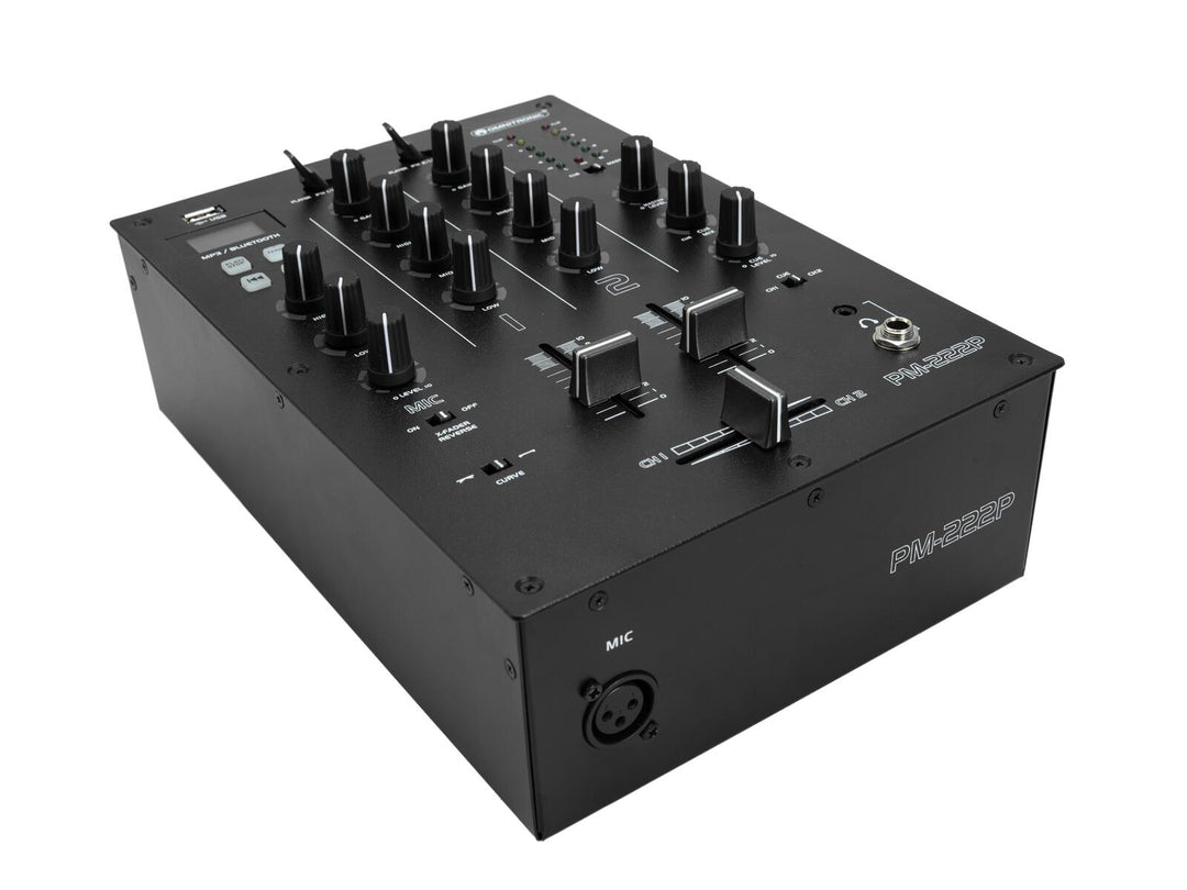 OMNITRONIC PM-222P 2-kanavainen DJ Mixer with Player