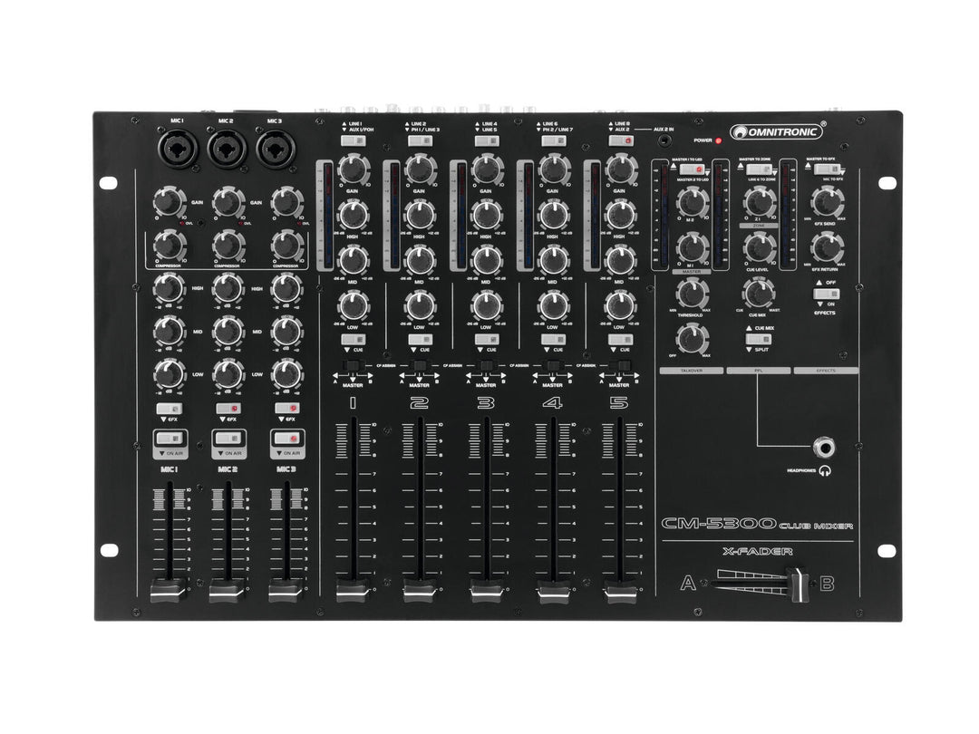 OMNITRONIC CM-5300 klubimikseri