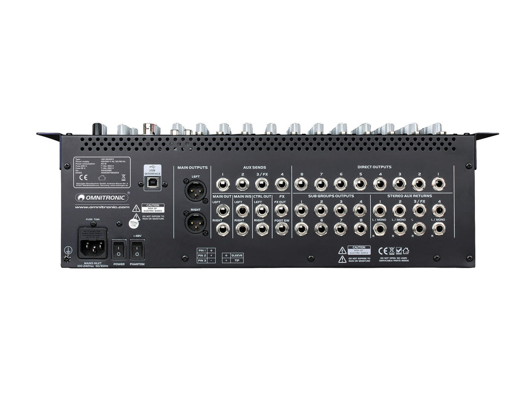 OMNITRONIC LMC-2642FX USB-mikseri