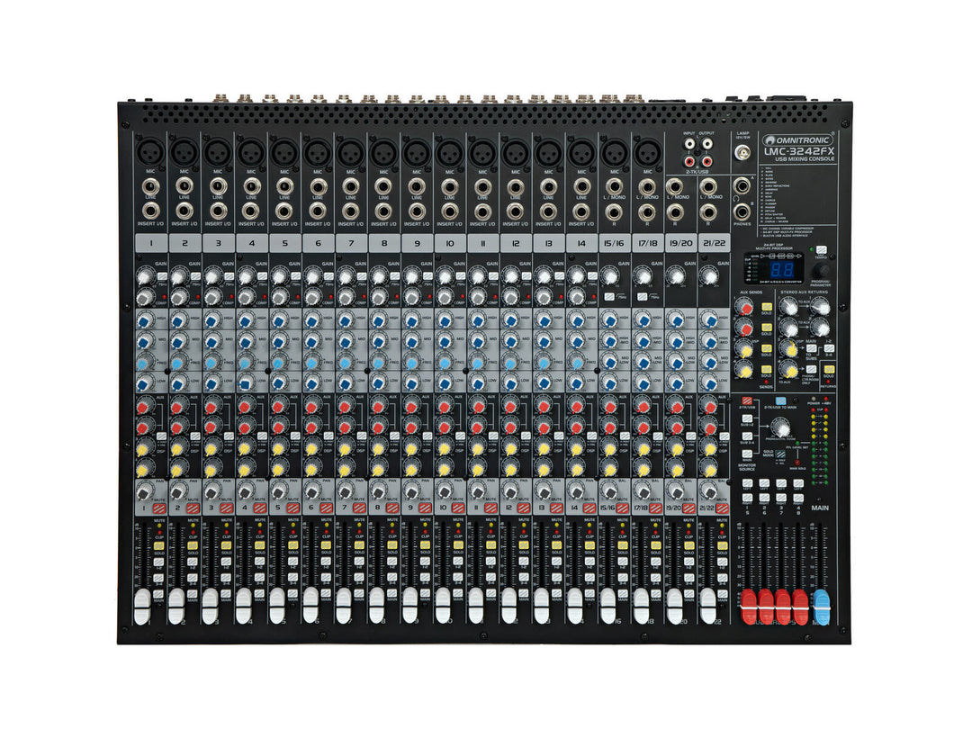 OMNITRONIC LMC-3242FX USB-mikserikonsoli