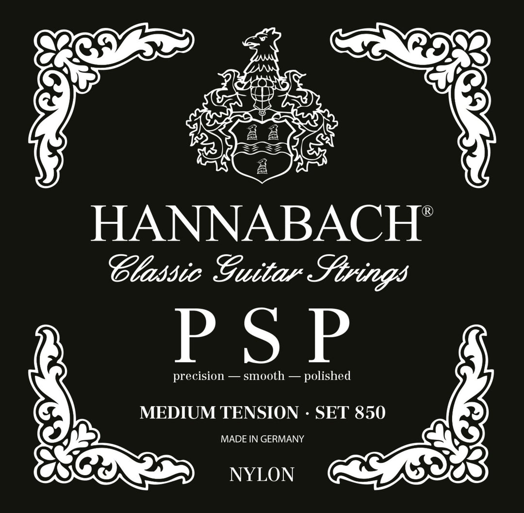 Hannabach-kielet klassiselle kitaralle Serie 850 Medium tension PSP - 3er Bass medium (8507MT)