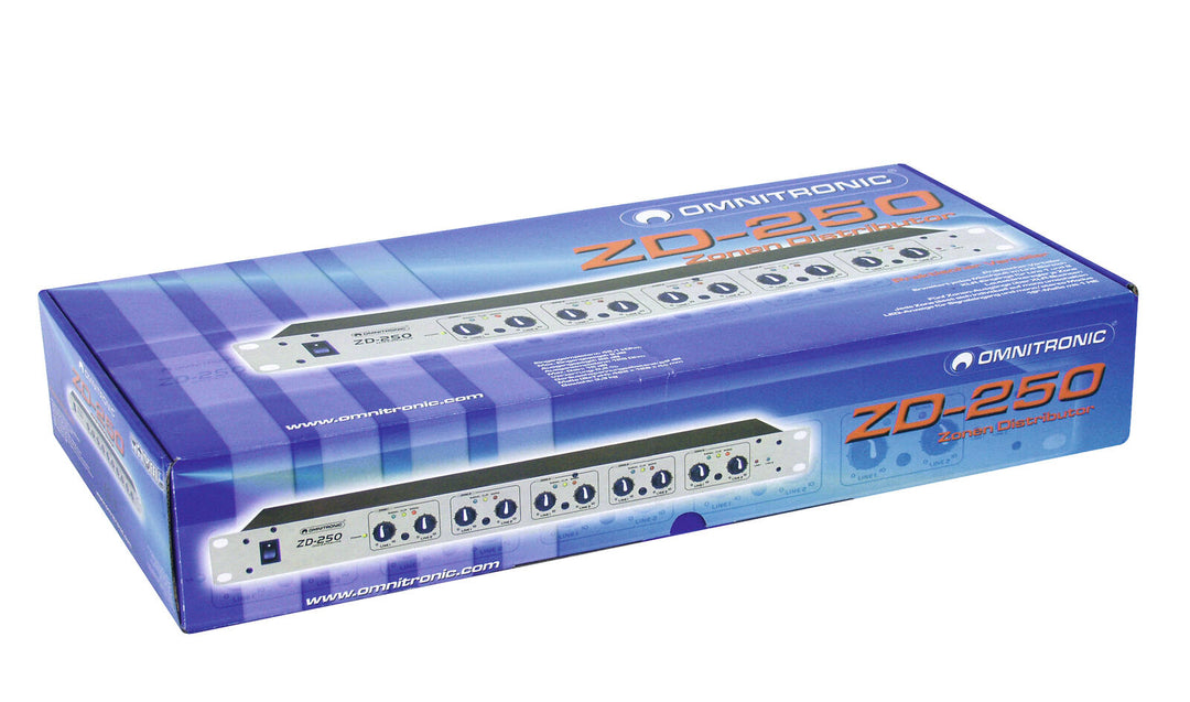 OMNITRONIC ZD-250 Aluejakaja