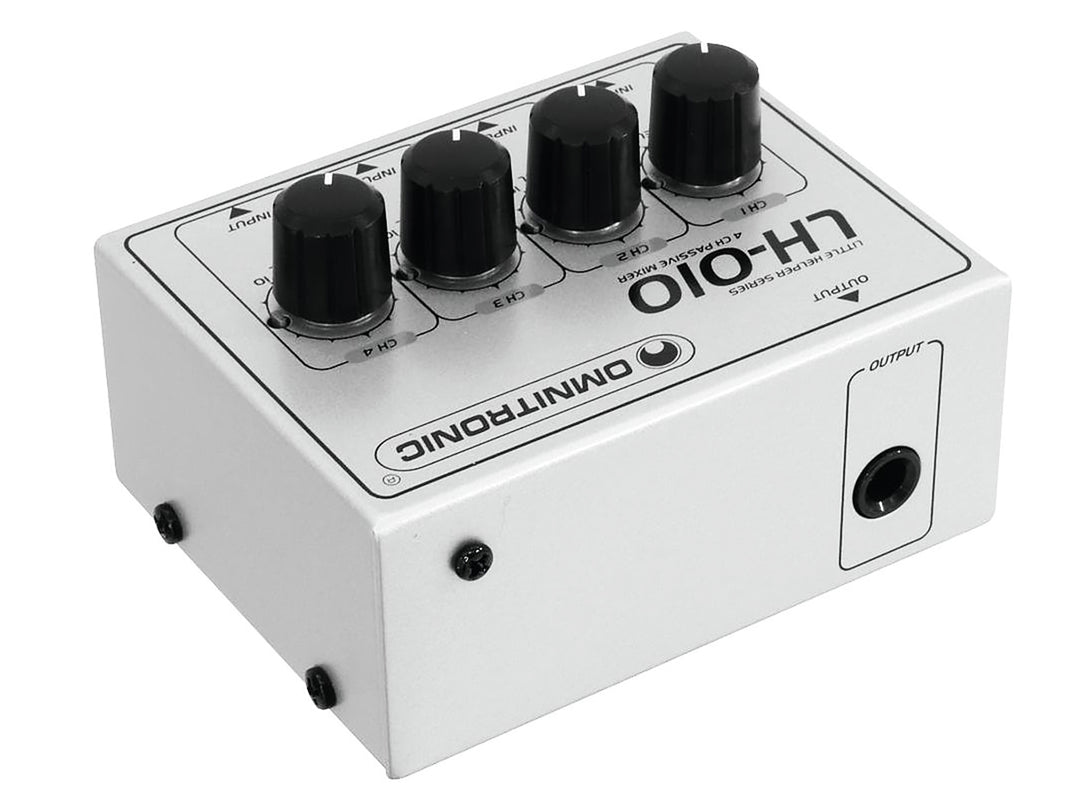 Omnitronic LH-010 - 4-kanavainen Passiivimikseri