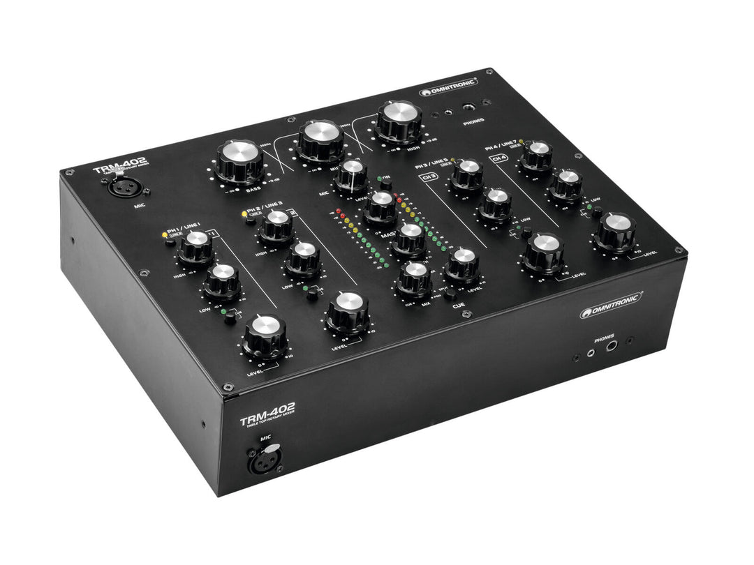 OMNITRONIC TRM-402 4-kanavainen Rotary-mikseri