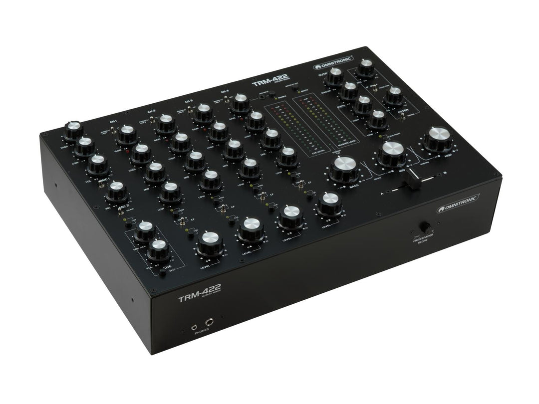 OMNITRONIC TRM-422 4-kanavainen pyörivä mikseri