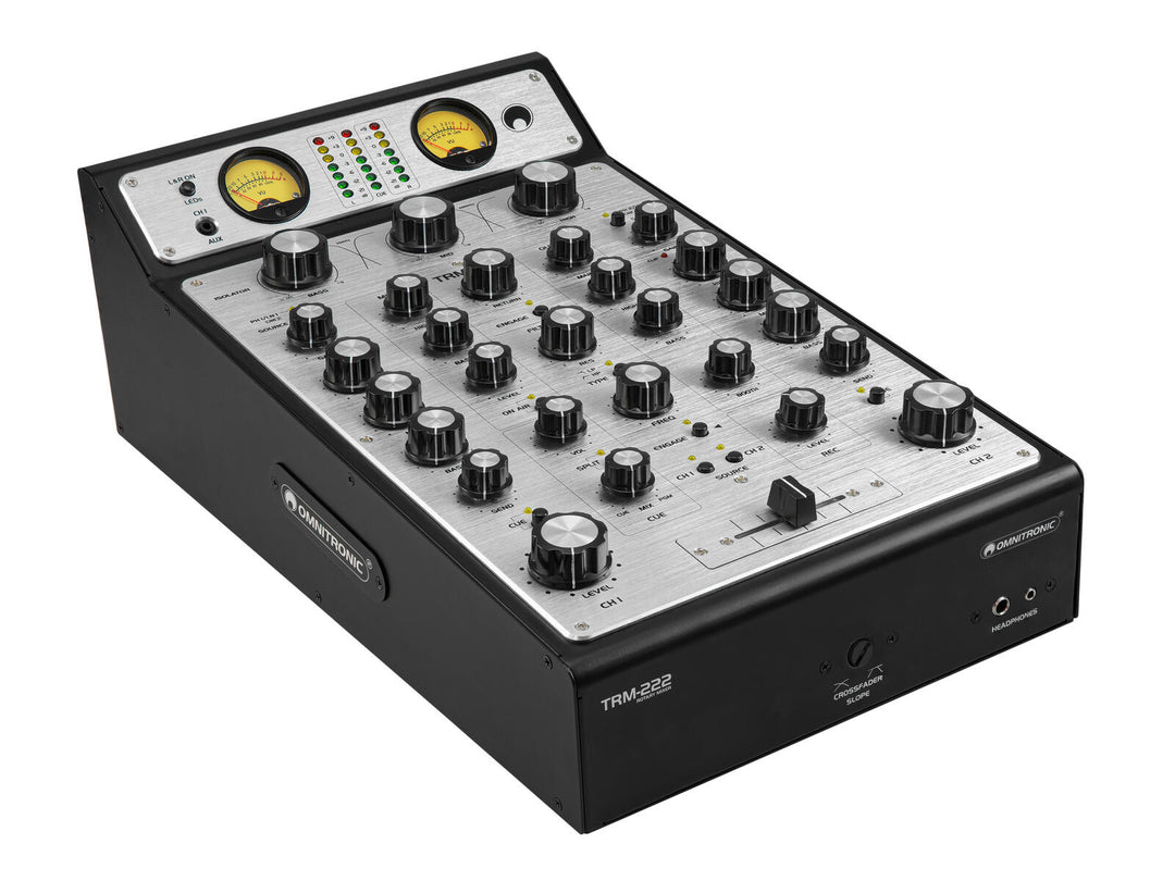 OMNITRONIC TRM-222 2-kanavainen Rotary Mixer