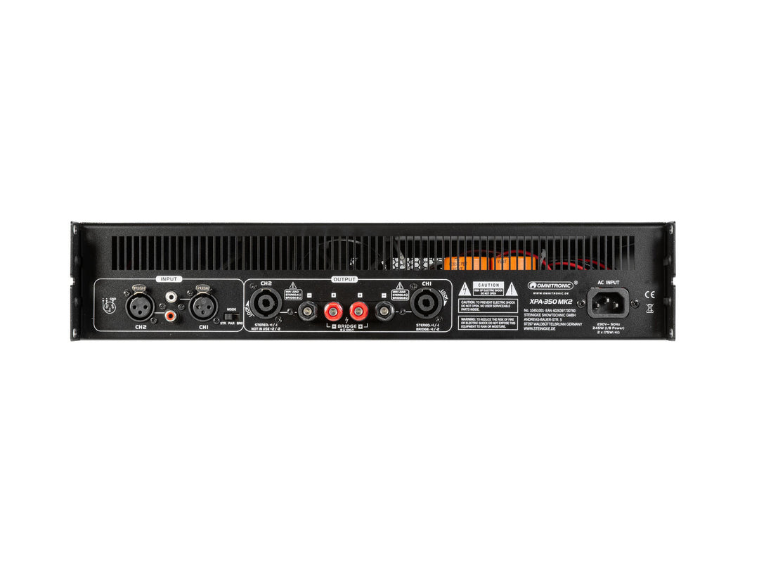 OMNITRONIC XPA-350 MK2 Vahvistin