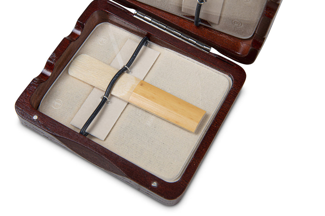 GEWA Reed case Clarinet 6 reeds - Red brown lacquered finish