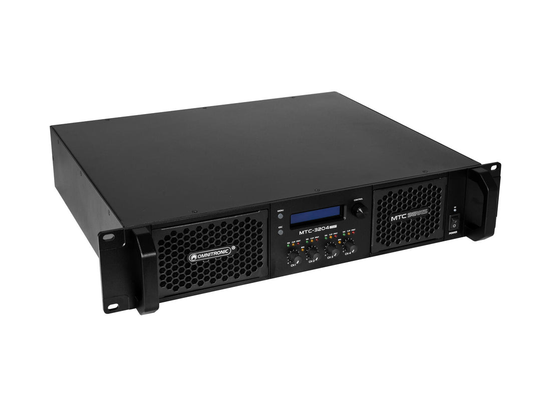 OMNITRONIC MTC-3204DSP 4-kanavainen Vahvistin with DSP