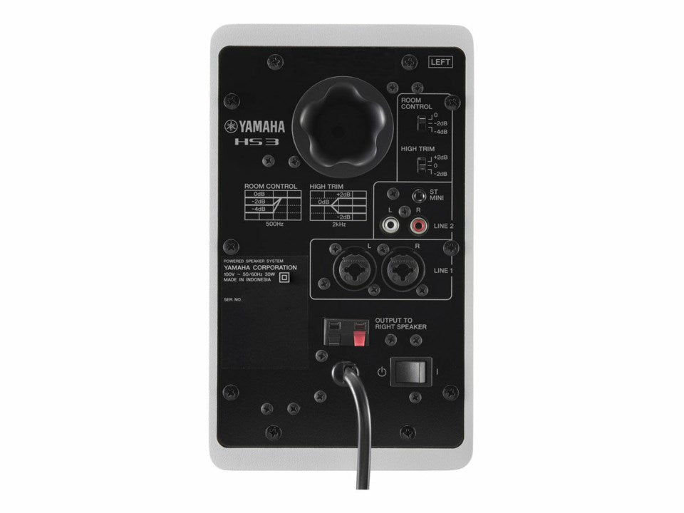 Yamaha HS3 W - Aktiiviset studiomonitorit (Valkoinen)