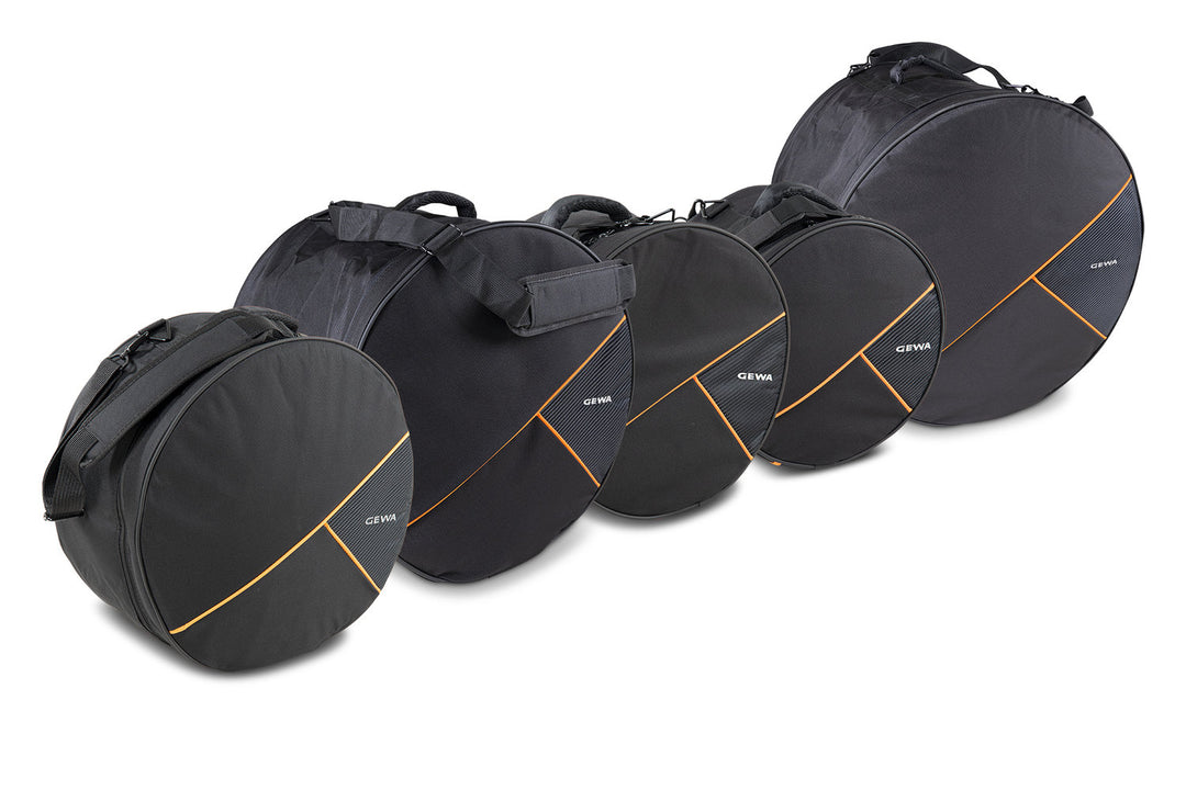 GEWA Gig Bag -setti rumpusarjoille Premium - 22x18, 10x8, 12x9, 16x16, 14x6,5"
