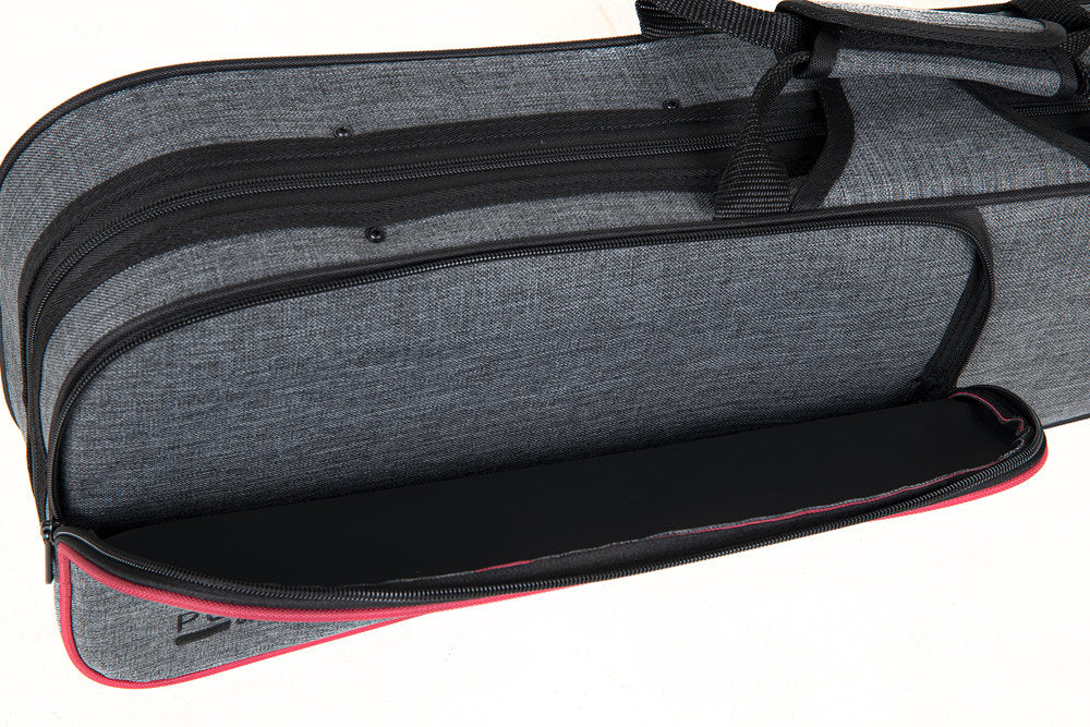 GEWA Pure CVF G 02 -muotokotelo viululle 3/4, harmaa ja violetti