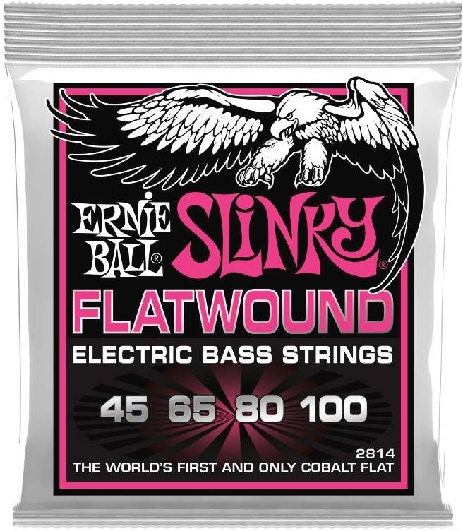 Ernie Ball 2814 Flatwound Cobalt -bassokielet 45-100