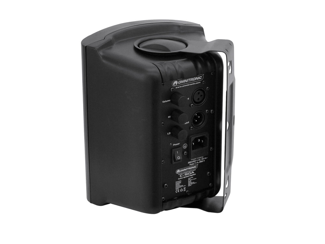 OMNITRONIC C-50A aktiivinen musta 2x