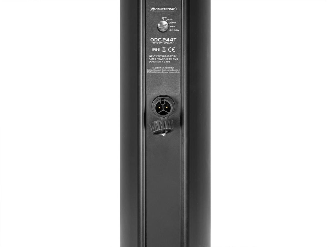 OMNITRONIC ODC-244T Ulkokolonnikaiutin black