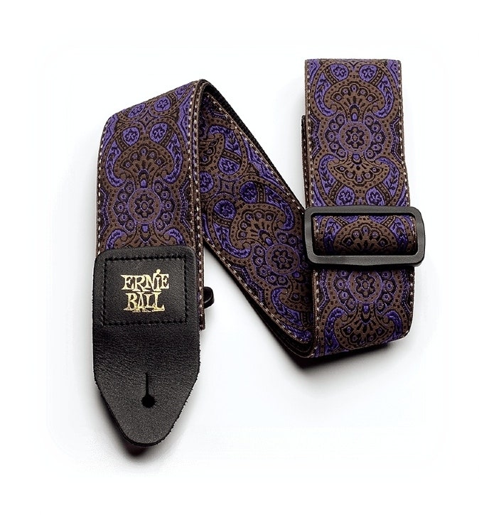 Ernie Ball EB-4164 Purple Paisley Jacquard -hihna