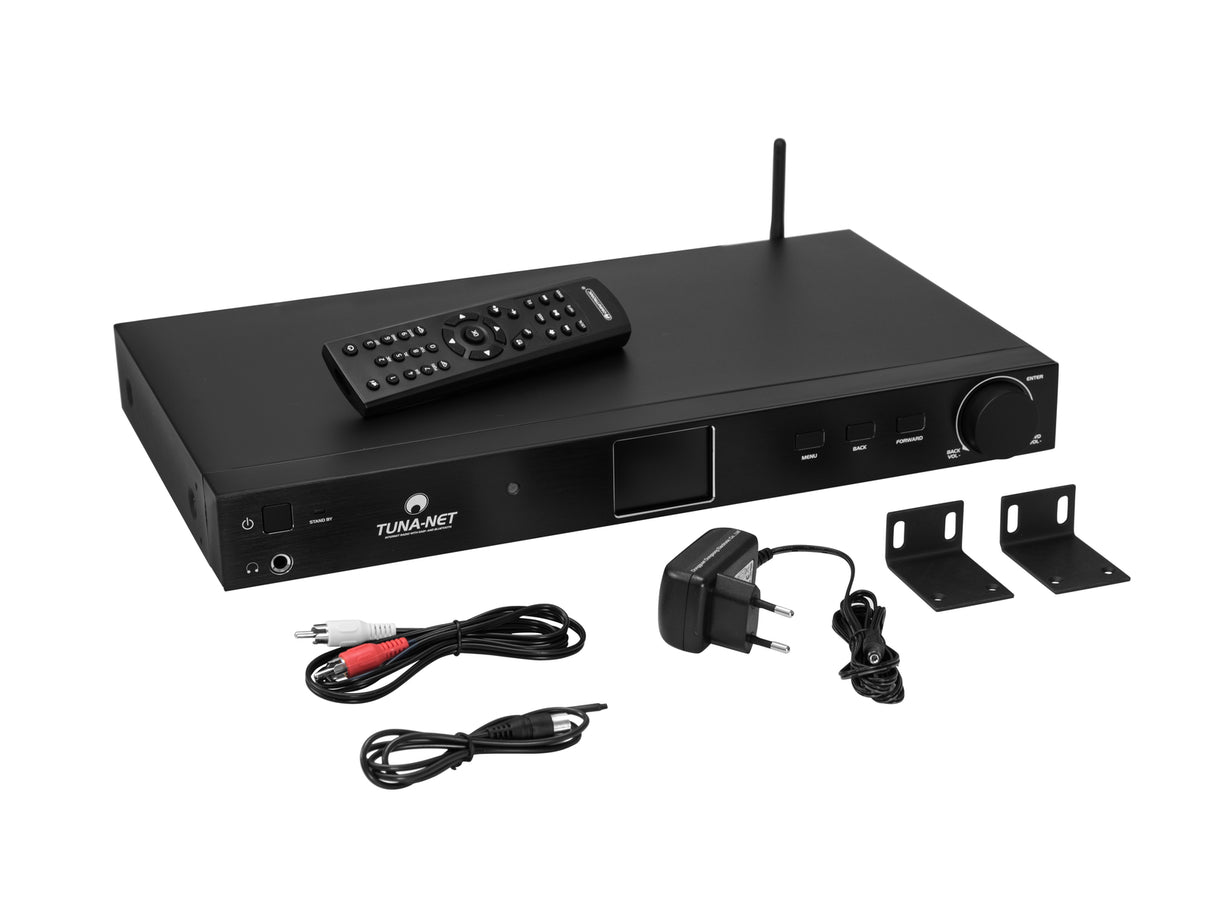 Omnitronic TUNA-NET Internetradio, DAB+ ja Bluetooth