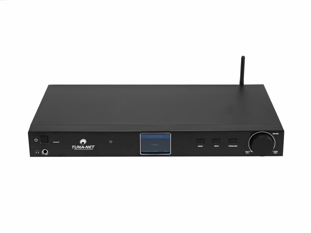 Omnitronic TUNA-NET Internetradio, DAB+ ja Bluetooth