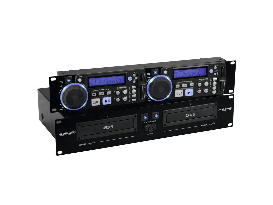 OMNITRONIC XCP-2800 Dual CD-soitin