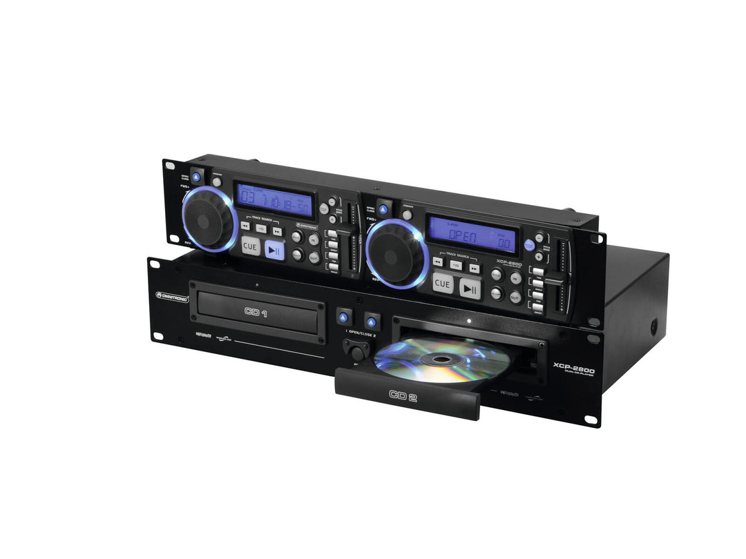OMNITRONIC XCP-2800 Dual CD-soitin