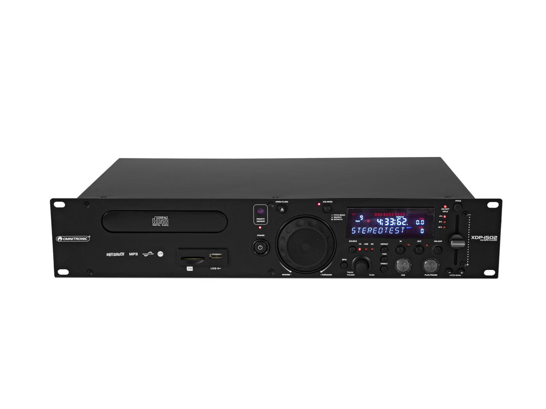 OMNITRONIC XDP-1502 CD/MP3-soitin