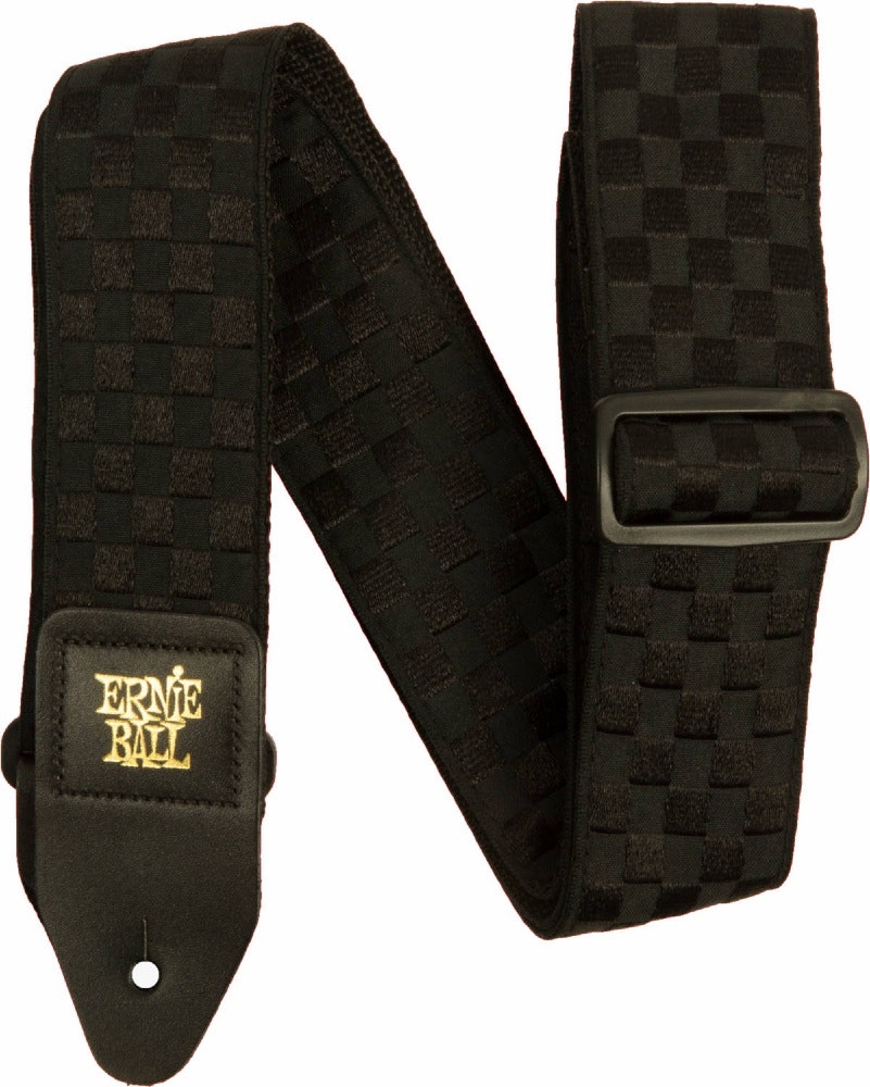 Ernie Ball 5341 Black Checkers Jacquard -hihna