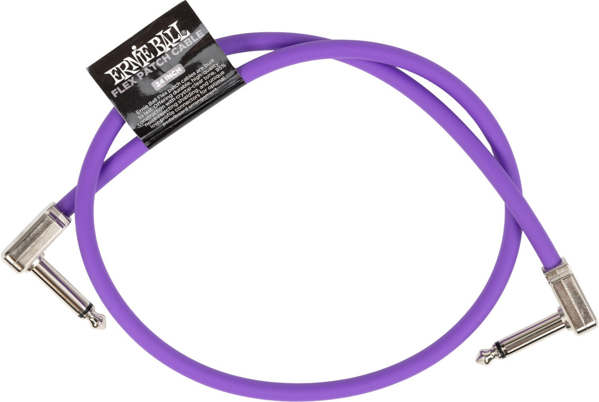 Ernie Ball 6450 Flex Patch Cable Purple 61cm
