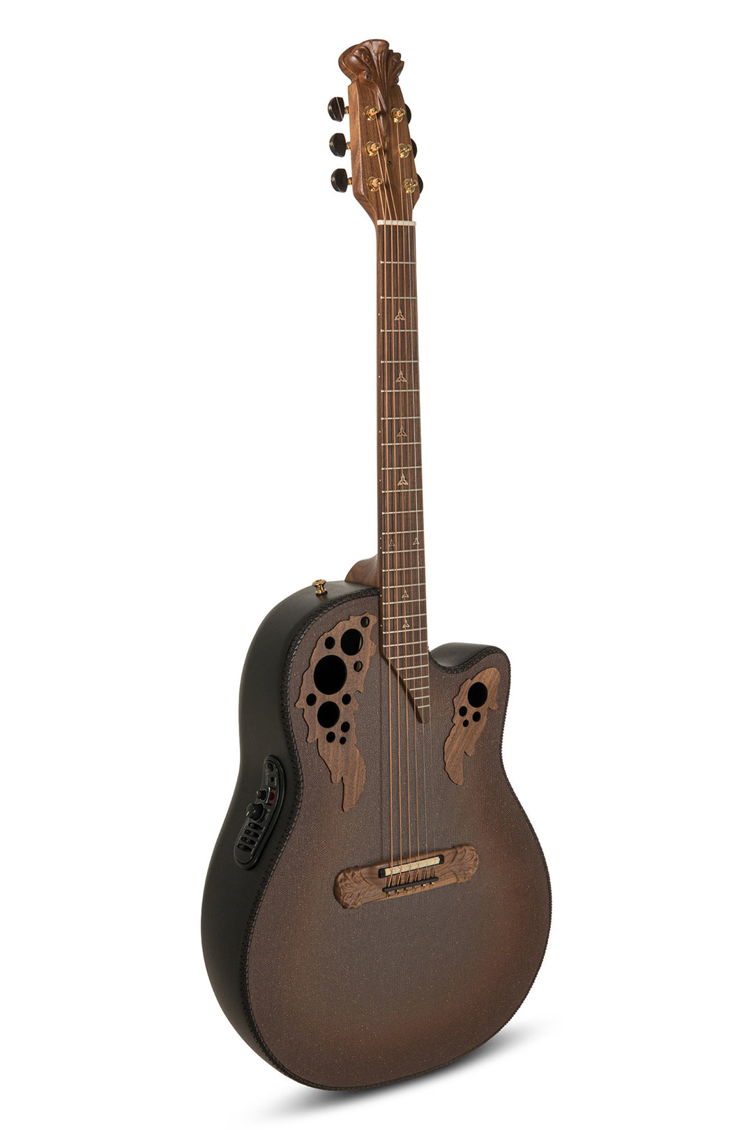 Adamas E-akustiset Kitarat 2087GT Deep Contour Cutaway - Reverse Brown Burst (2087GT-9W-G)