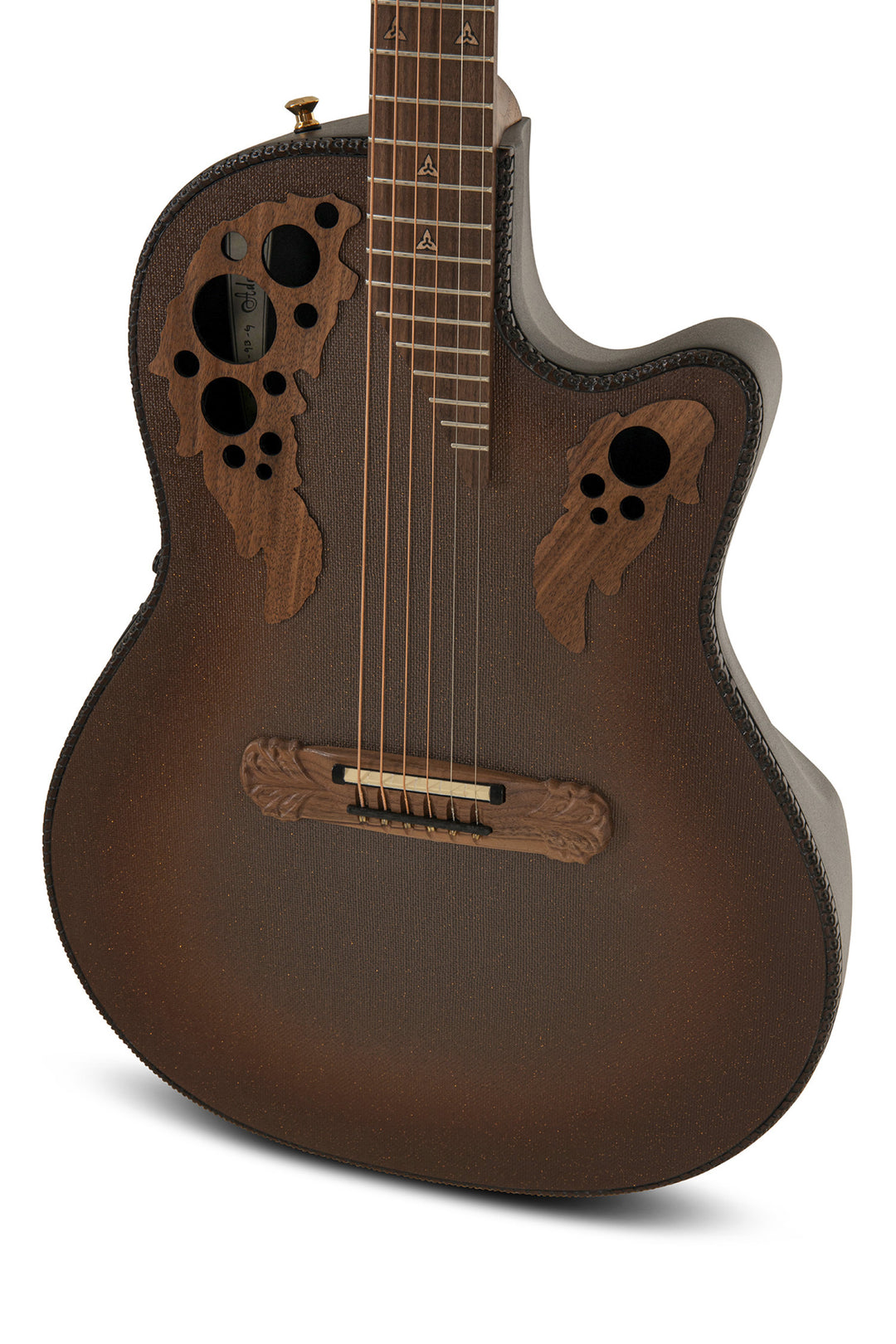 Adamas E-akustiset Kitarat 2087GT Deep Contour Cutaway - Reverse Brown Burst (2087GT-9W-G)