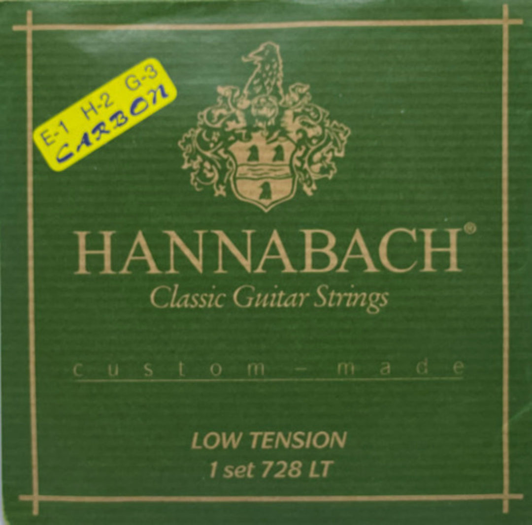Hannabach 728LTC Custom Made -sarja hiilikuitudiskantilla, low tension