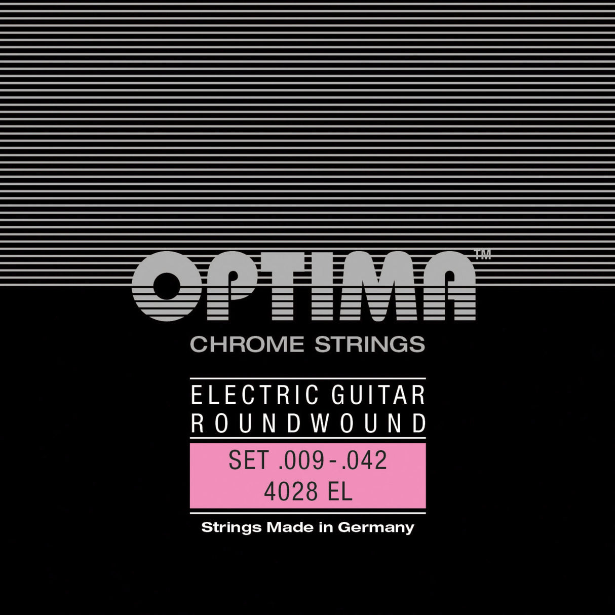 Optima Strings for E-guitar Chrome strings round wound - Set (4028EL)