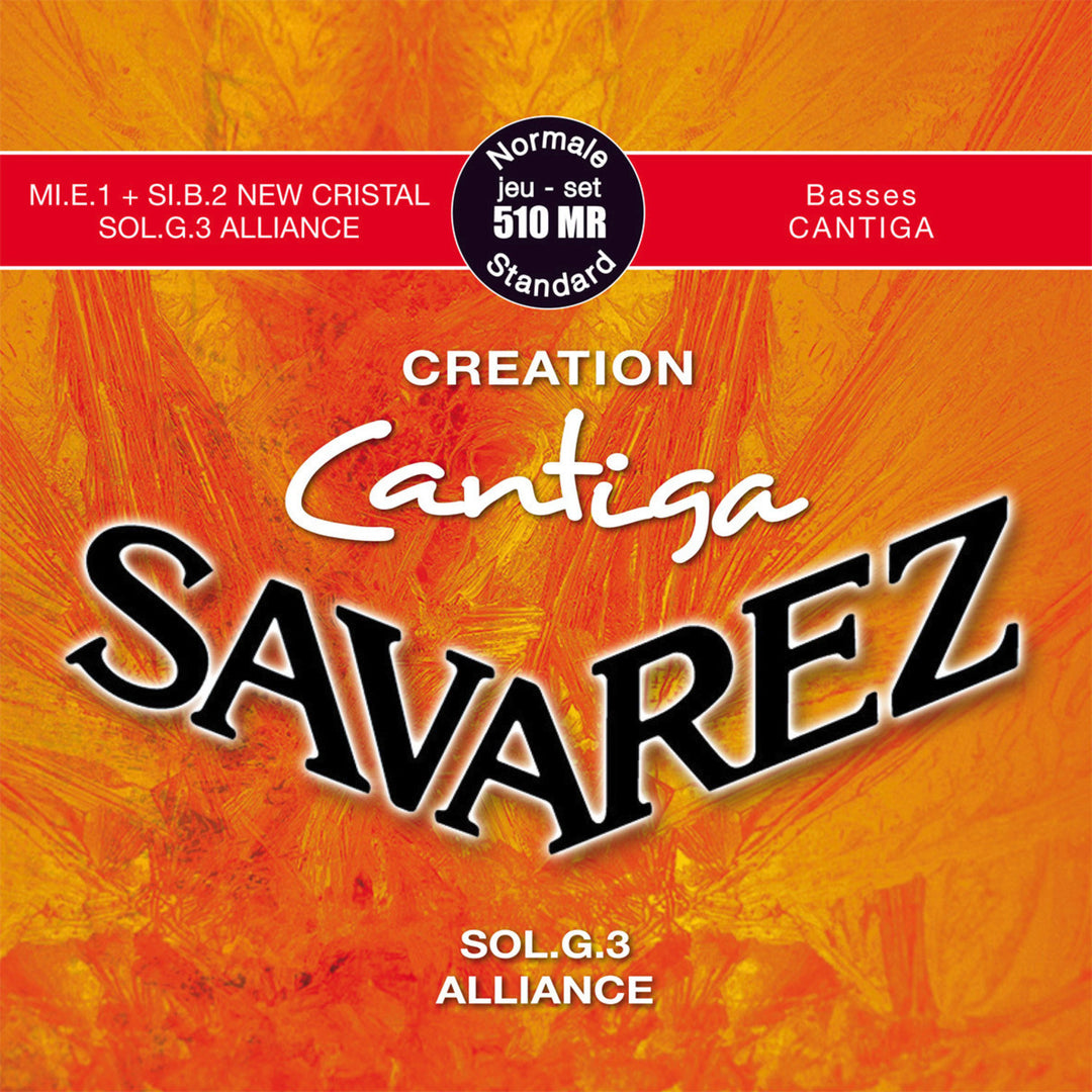 Savarez Kitaran kielet klassiseen kitaraan Creation Cantiga 510 - Set normal (510MR)
