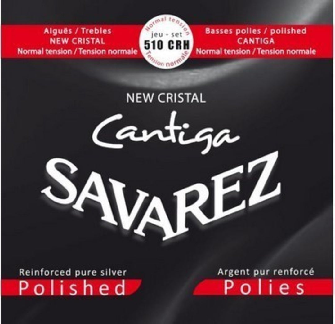 Savarez kielet klassiselle kitaralle New Cristal Cantiga - Normal set, polished (510CRH)