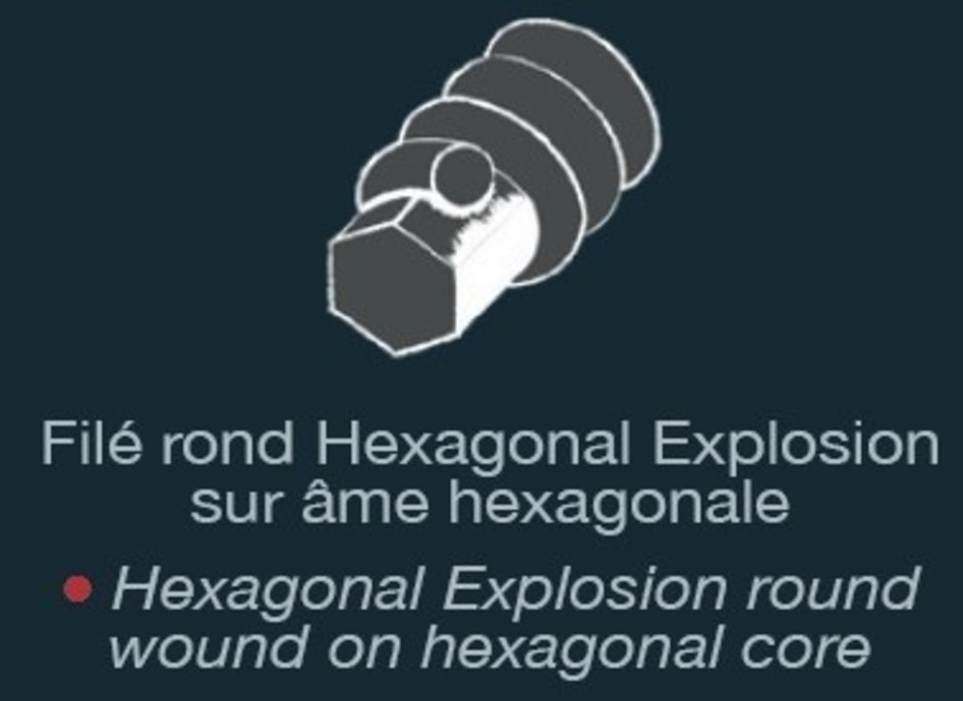 Savarez E-Bass Kielisarja Hexagonal Explosion - 5-kiel. Light (B70L5)