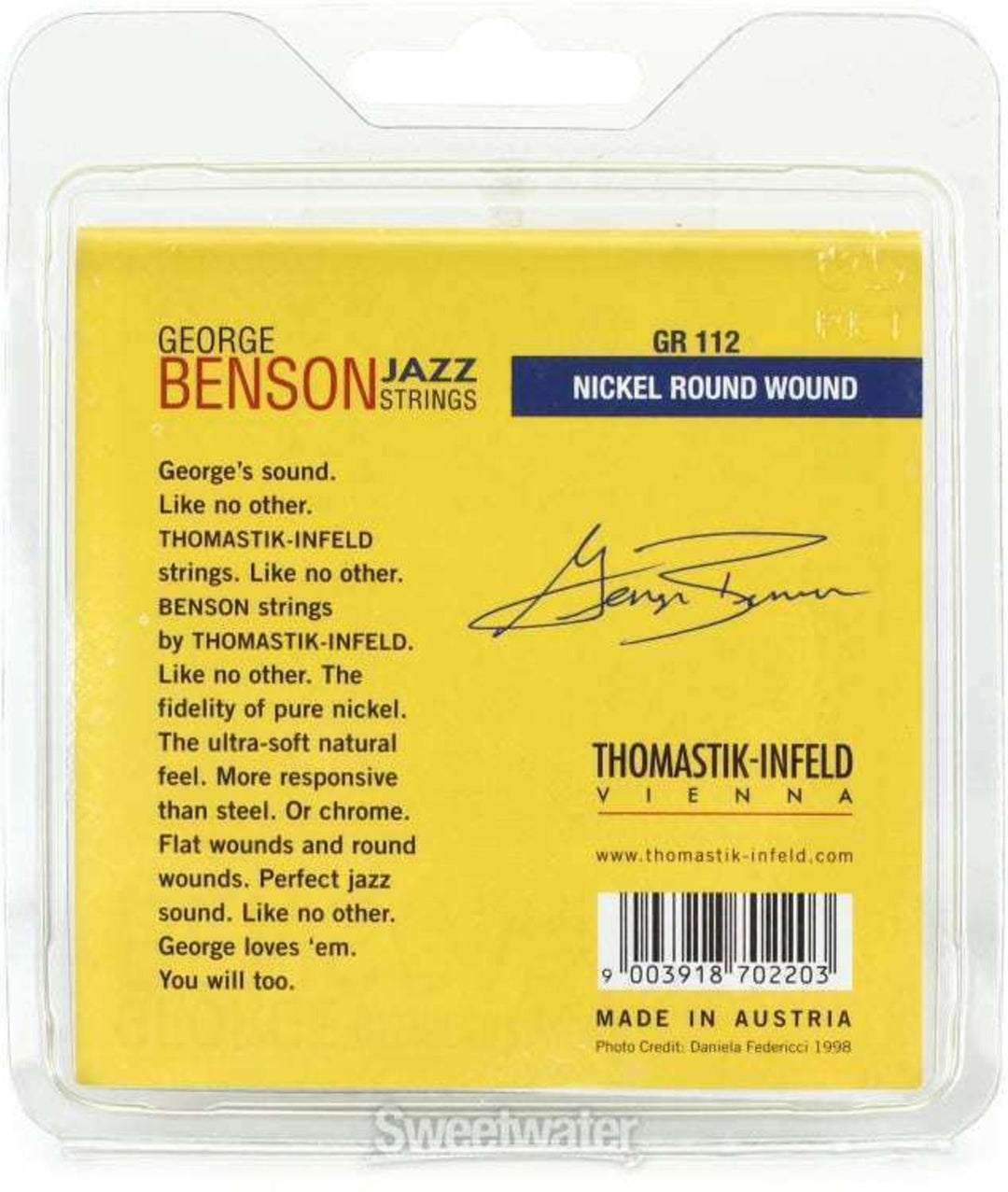 Thomastik-Infeld kielet sähkökitaralle George Benson Jazz Guitar - set pyöreäpunotut (GR112)