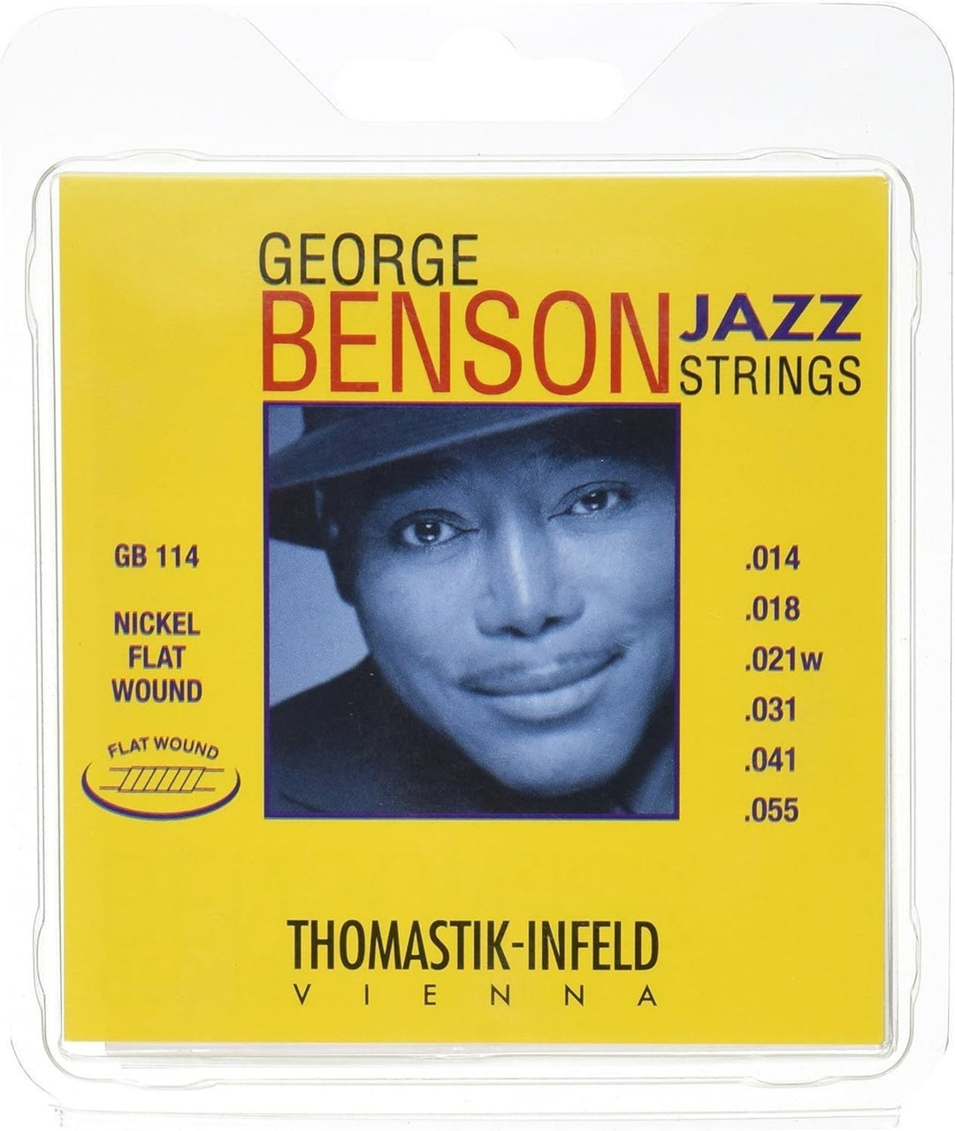Thomastik-Infeld Jouset sähkökitaralle George Benson Jazz Guitar - Set heavy flatwound (GB114)