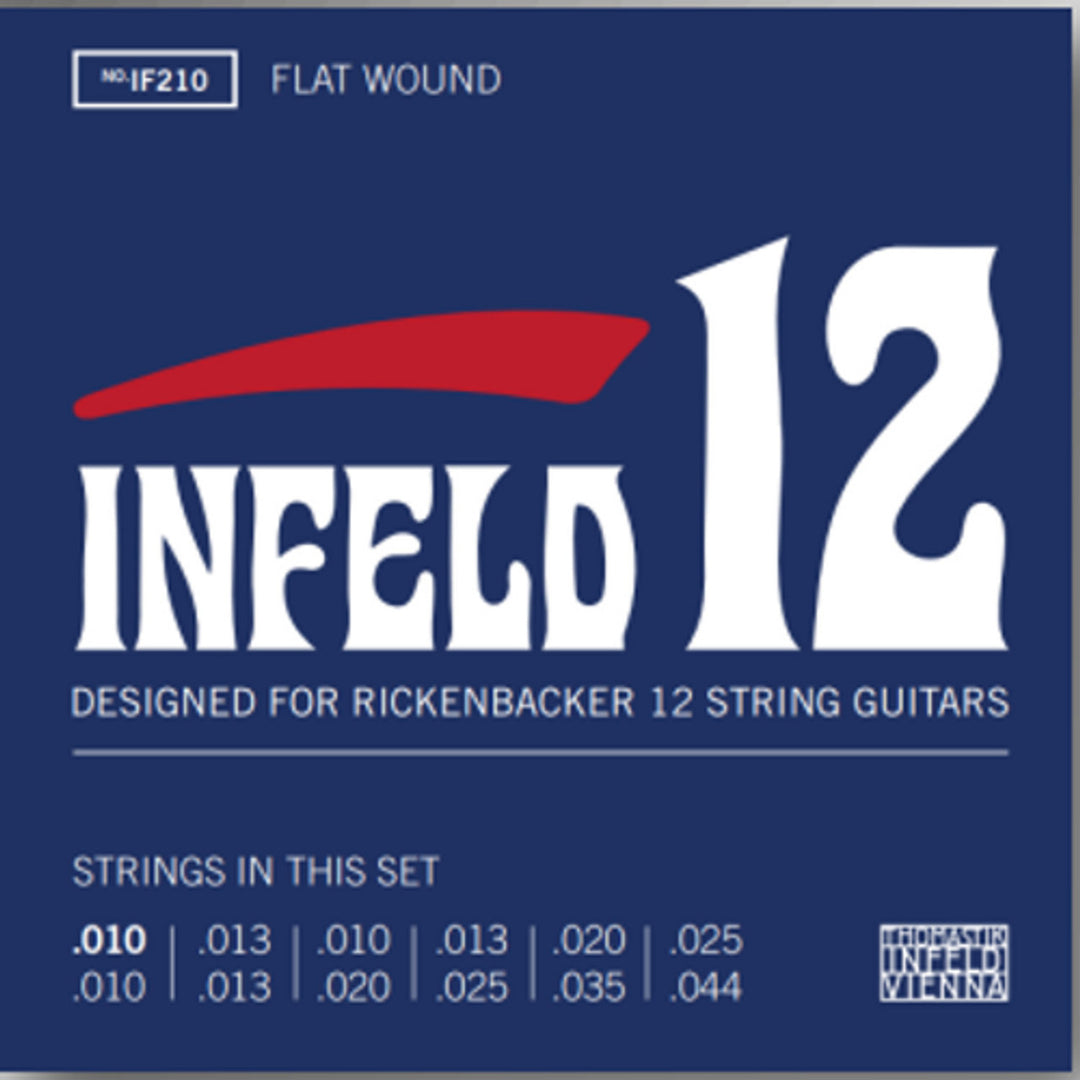 Thomastik-Infeld -kielet sähkökitaralle - 12-kielinen flatwound (IF210)