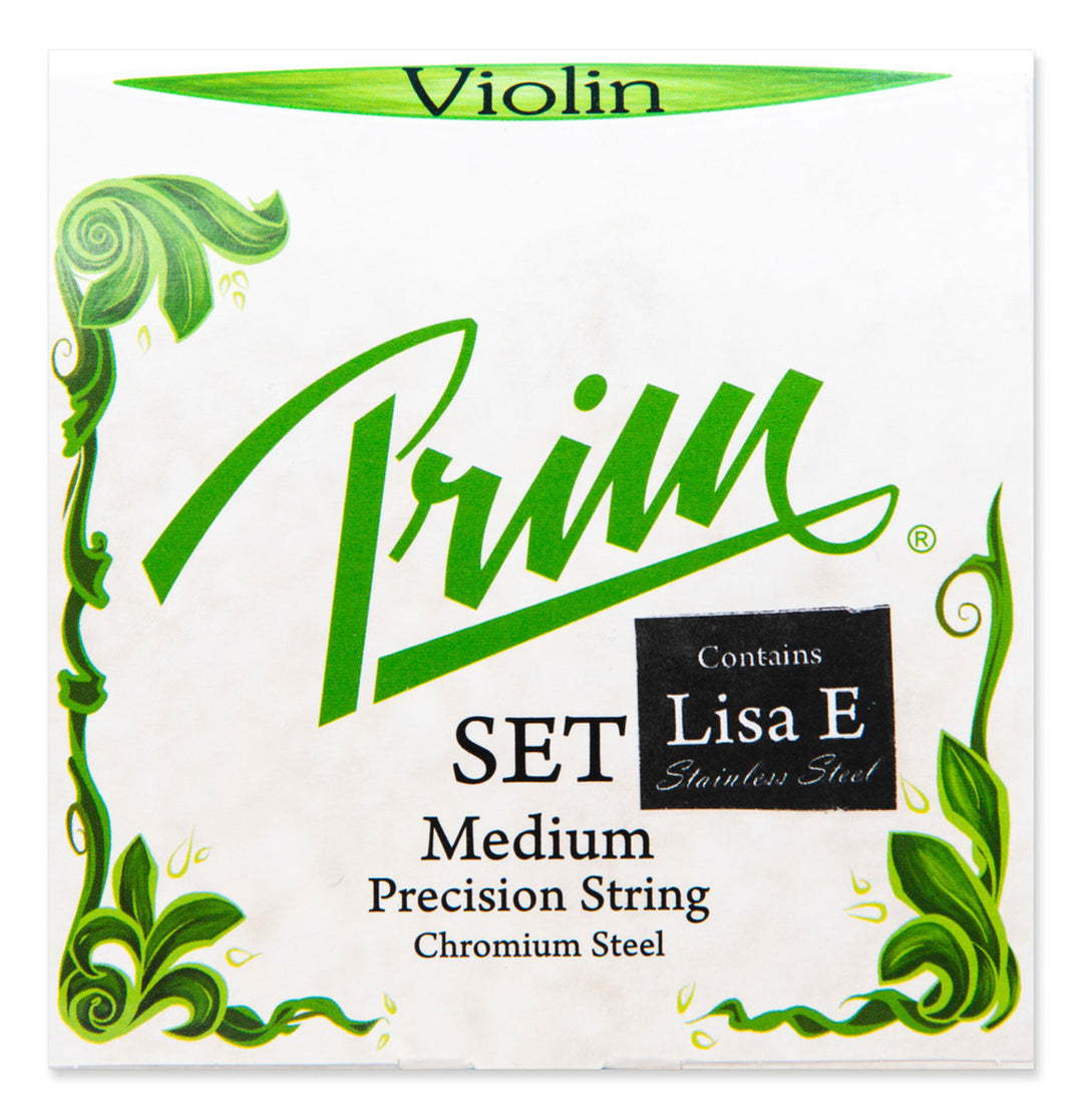 Prim Viulun kielet Ruostumaton teräs - Set Lisa E:n kanssa (Medium)