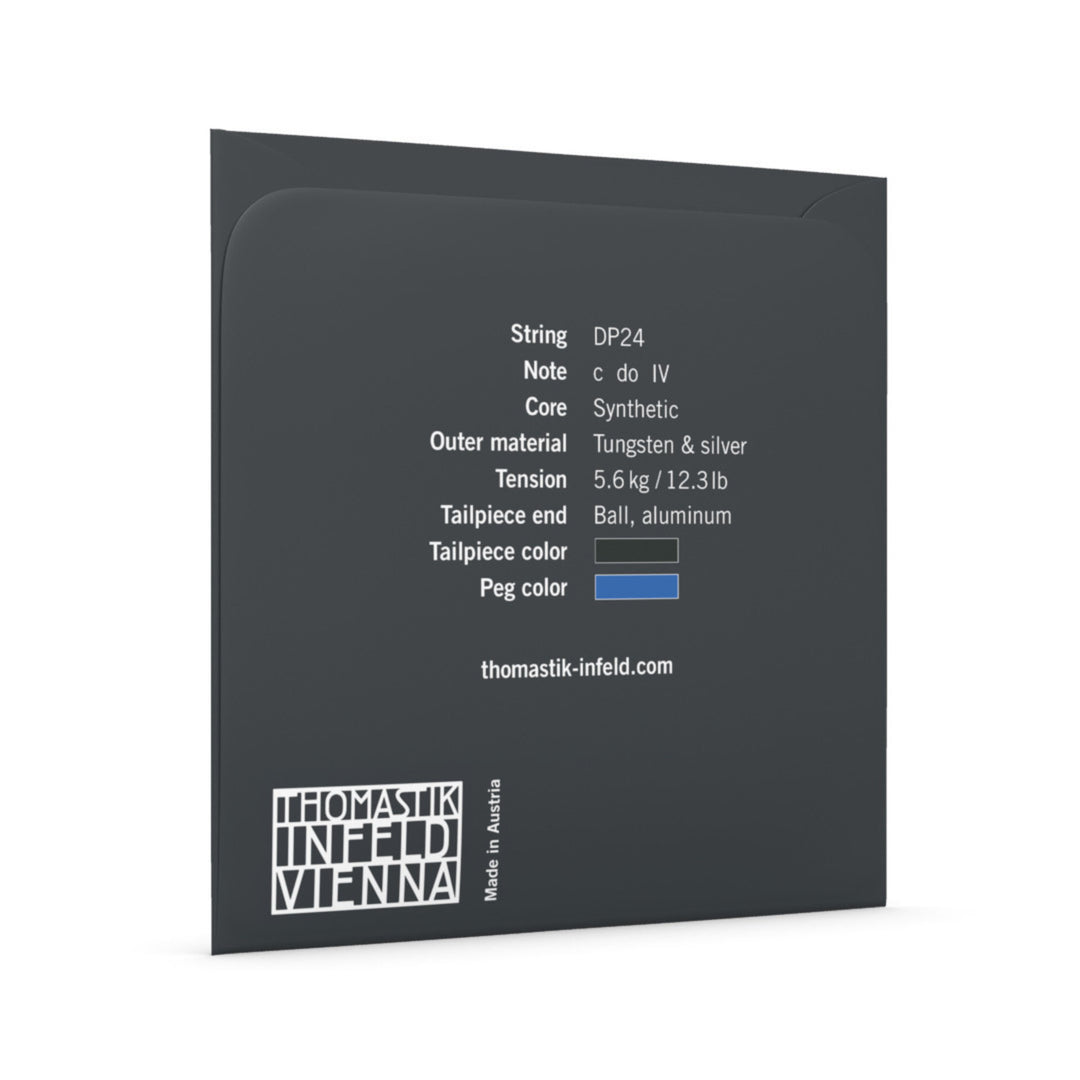 Thomastik-Infeld Jouset alttoviululle DOMINANT PRO - C Synteettinen ydin, Tungsten/Silver (DP24)