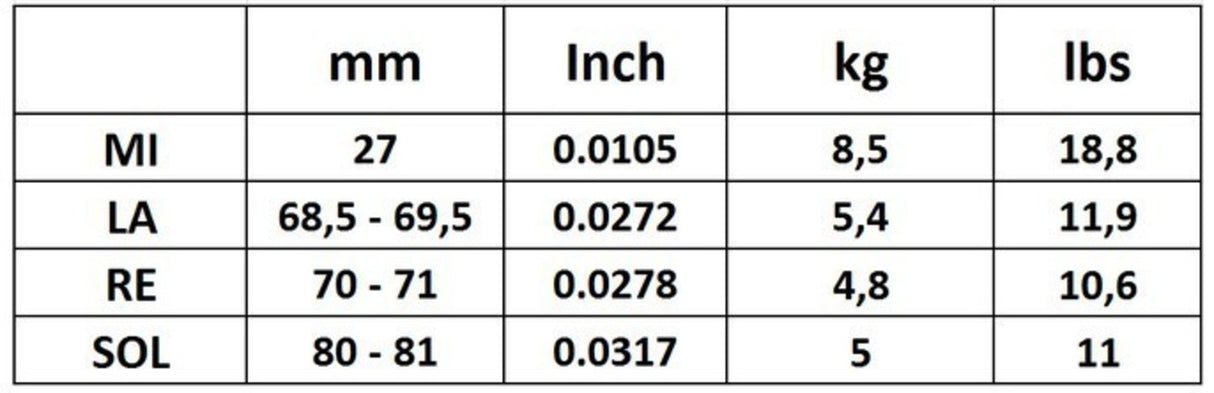 Corelli Violin strings Cantiga - Forte (900FB)